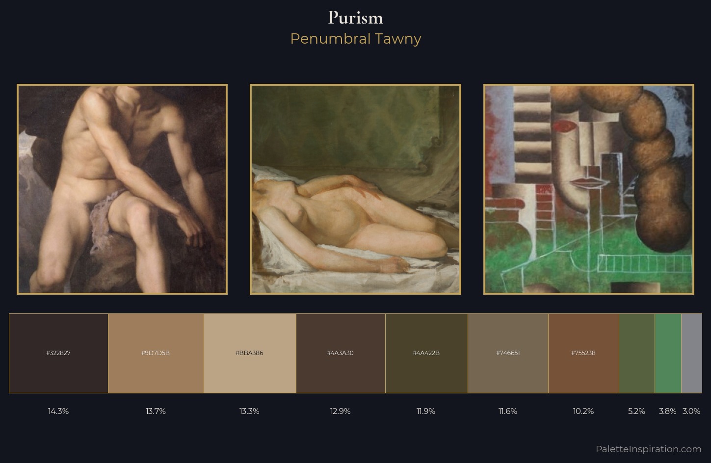 Purism Palette 6 — Penumbral Tawny