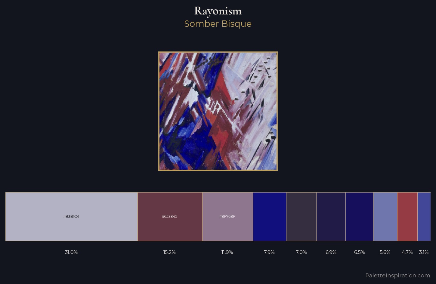 Rayonism Palette 4 — Somber Bisque