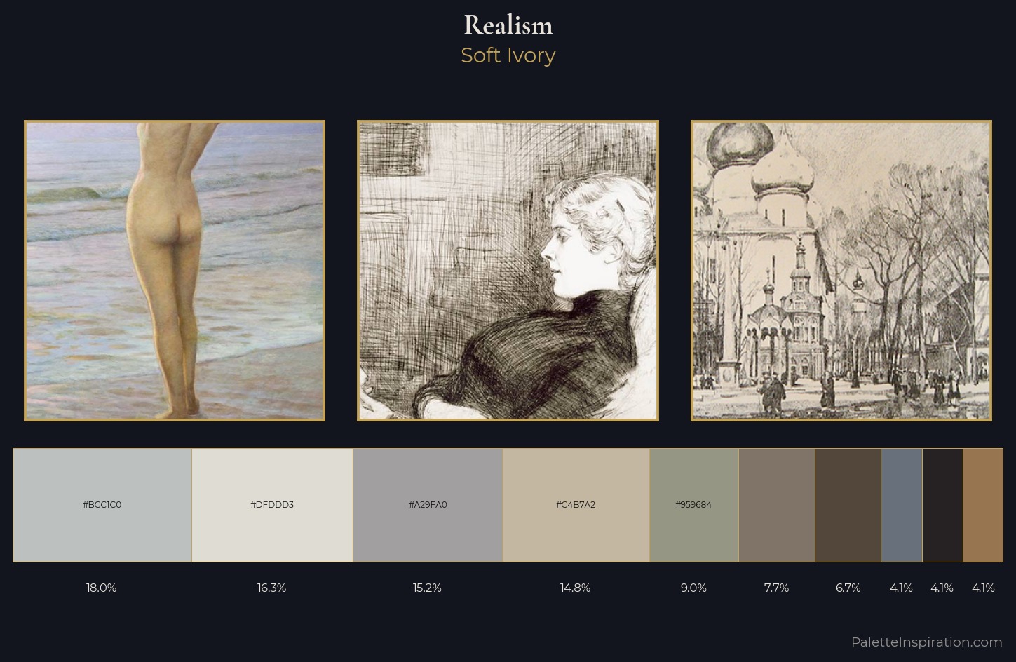 Realism Palette 6 — Soft Ivory