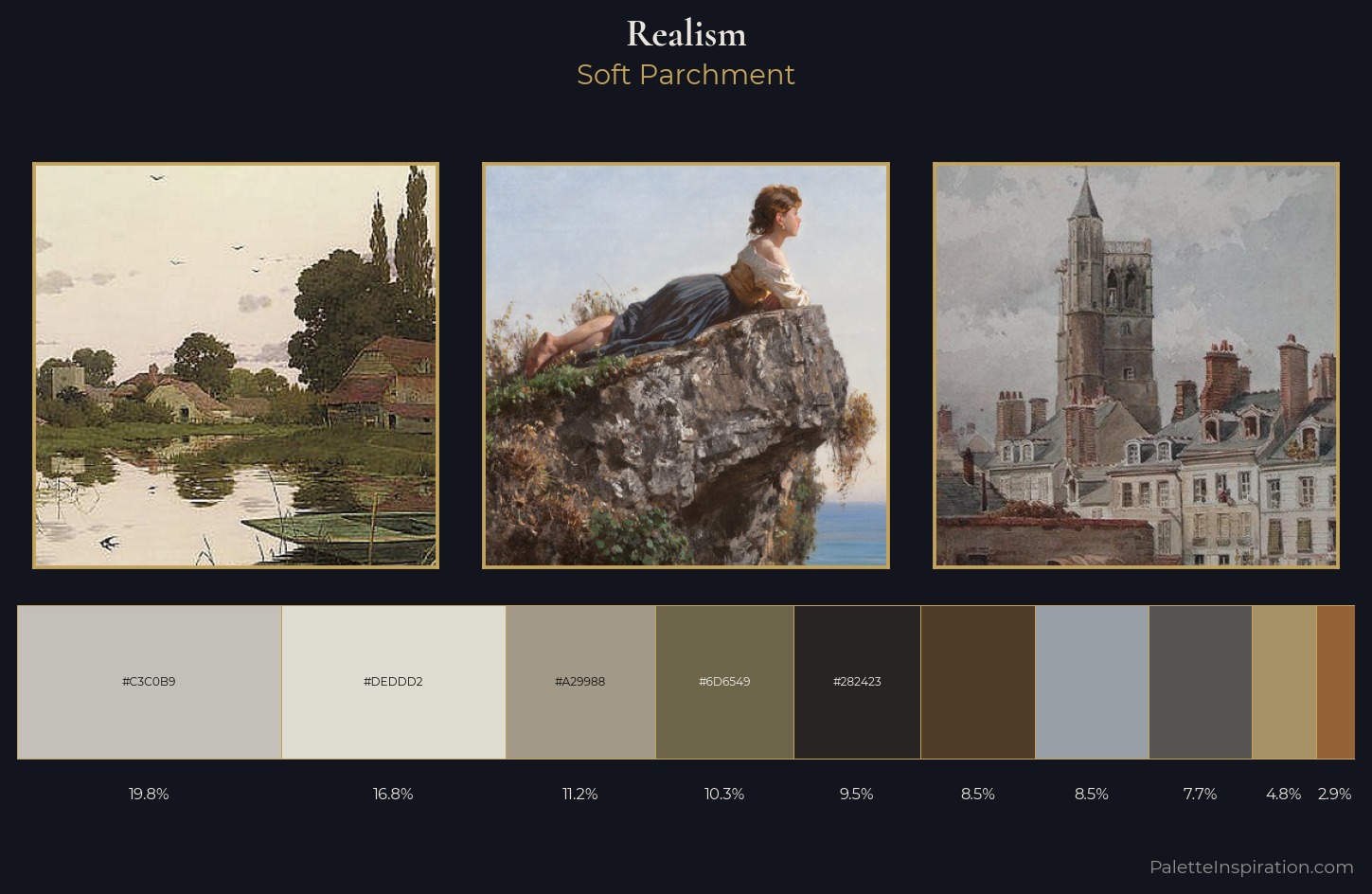 Realism Palette 12 — Soft Parchment