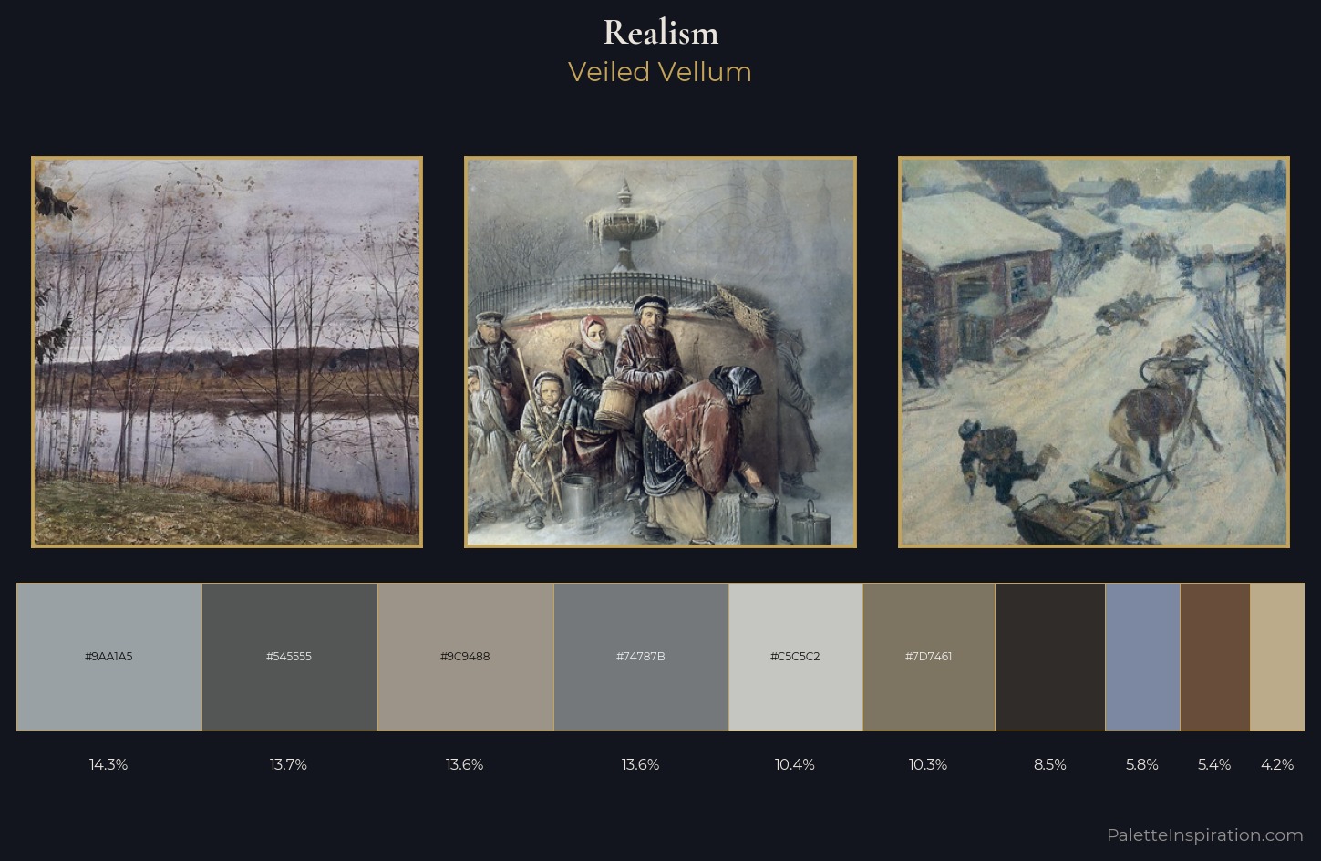 Realism Palette 13 — Veiled Vellum