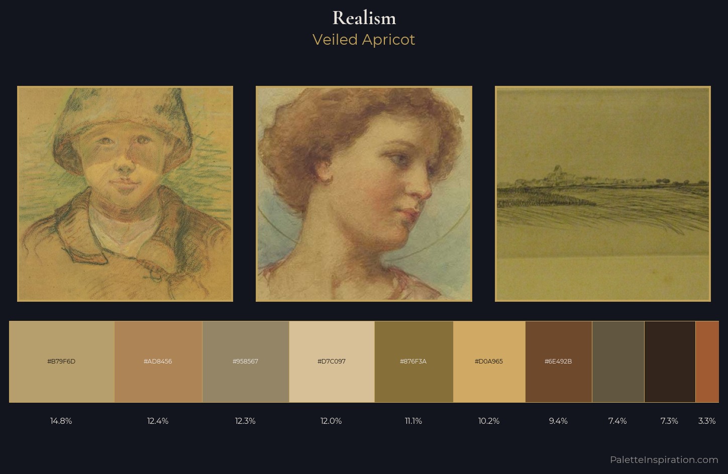 Realism Palette 17 — Veiled Apricot