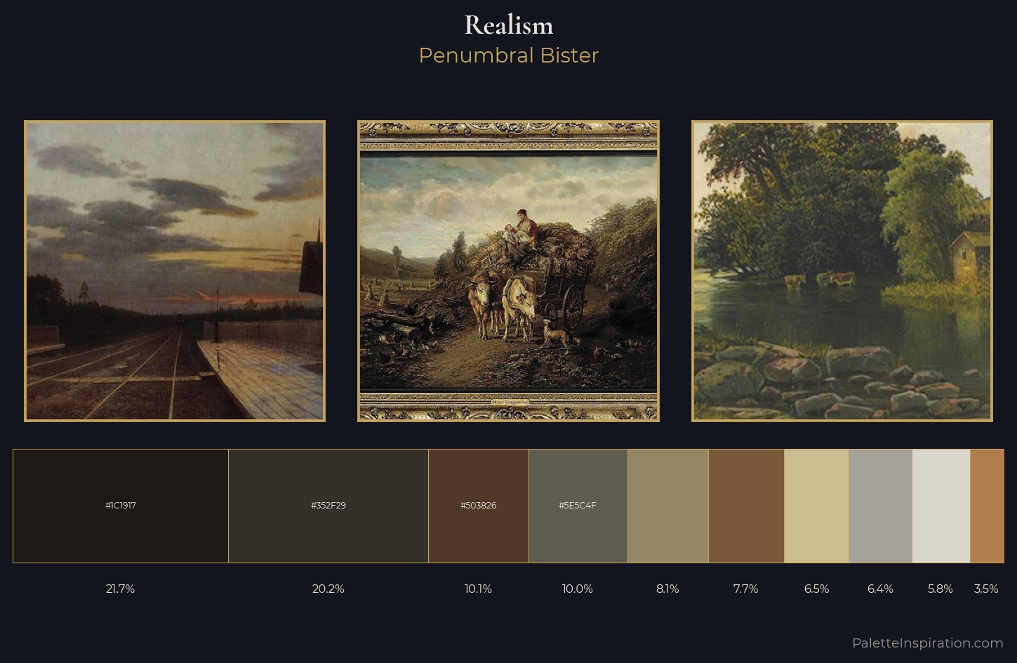 Realism Palette 25 — Penumbral Bister