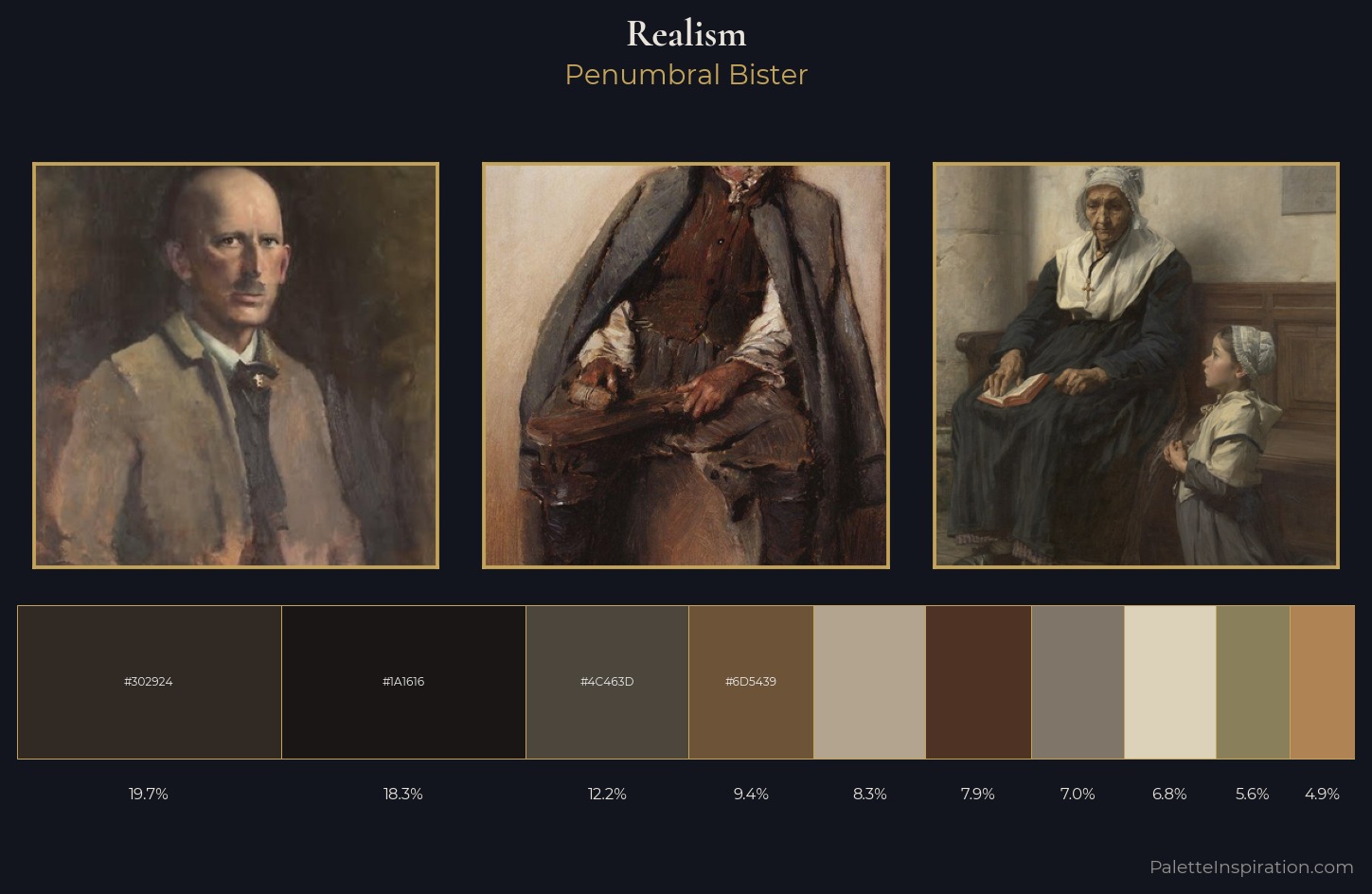 Realism Palette 32 — Penumbral Bister