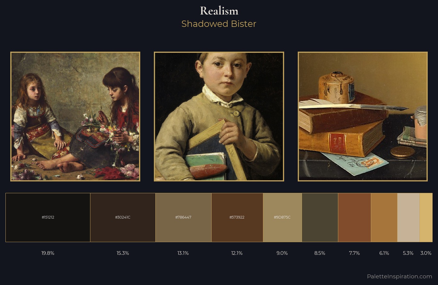 Realism Palette 34 — Shadowed Bister