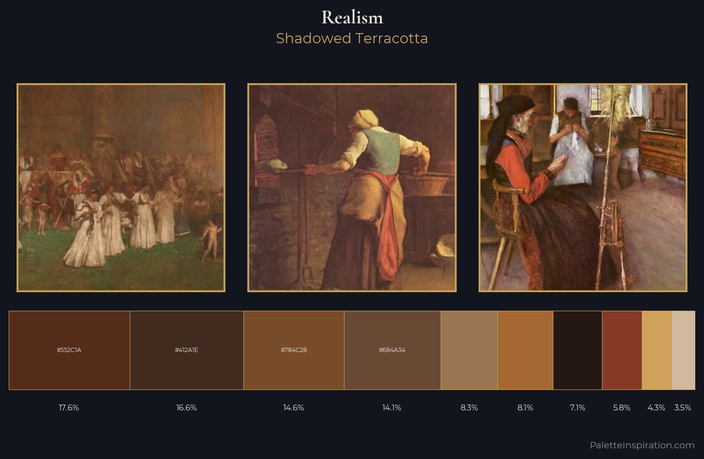 Realism Palette 36 — Shadowed Terracotta