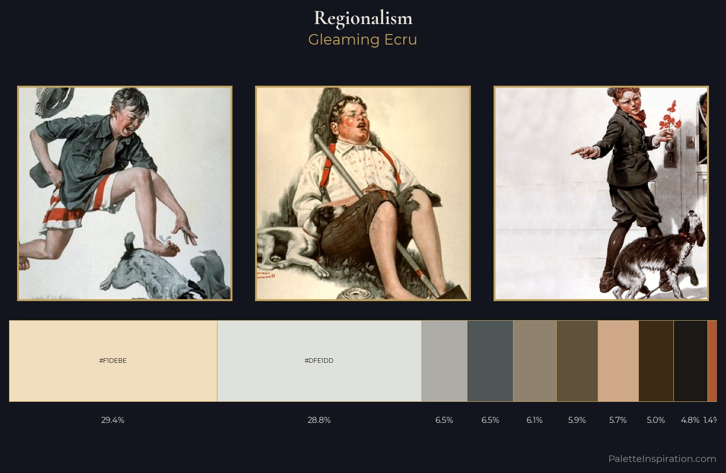 Regionalism Palette 2 — Gleaming Ecru