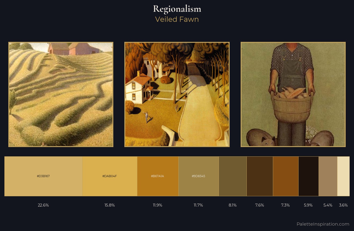 Regionalism Palette 5 — Veiled Fawn