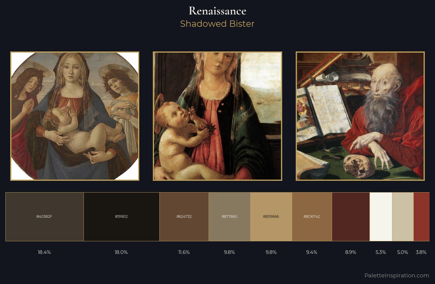 Renaissance Palette 4 — Shadowed Bister