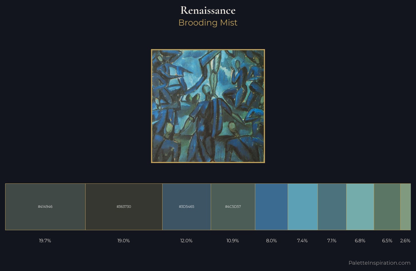 Renaissance Palette 6 — Brooding Mist
