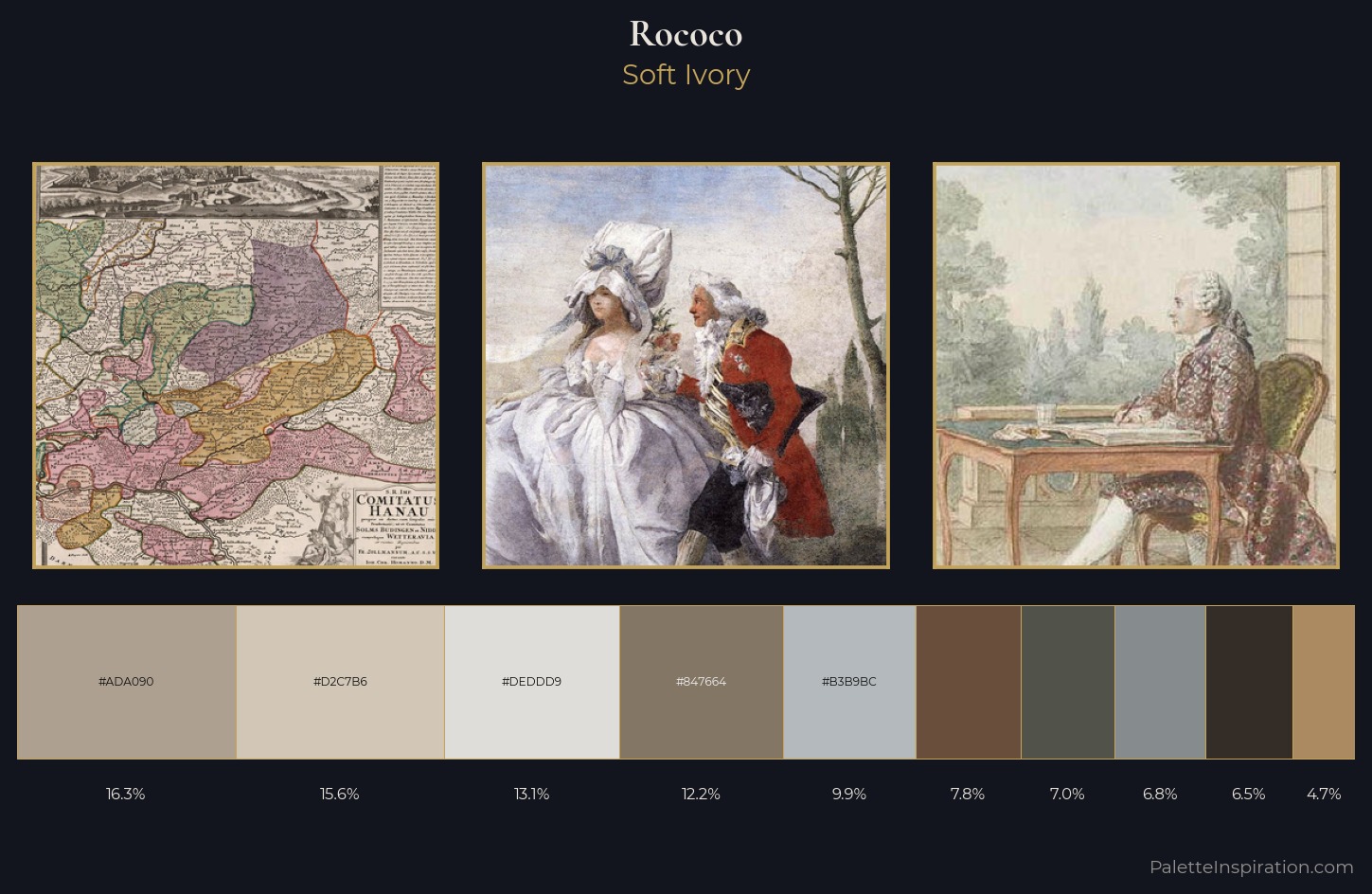 Rococo Palette 1 — Soft Ivory