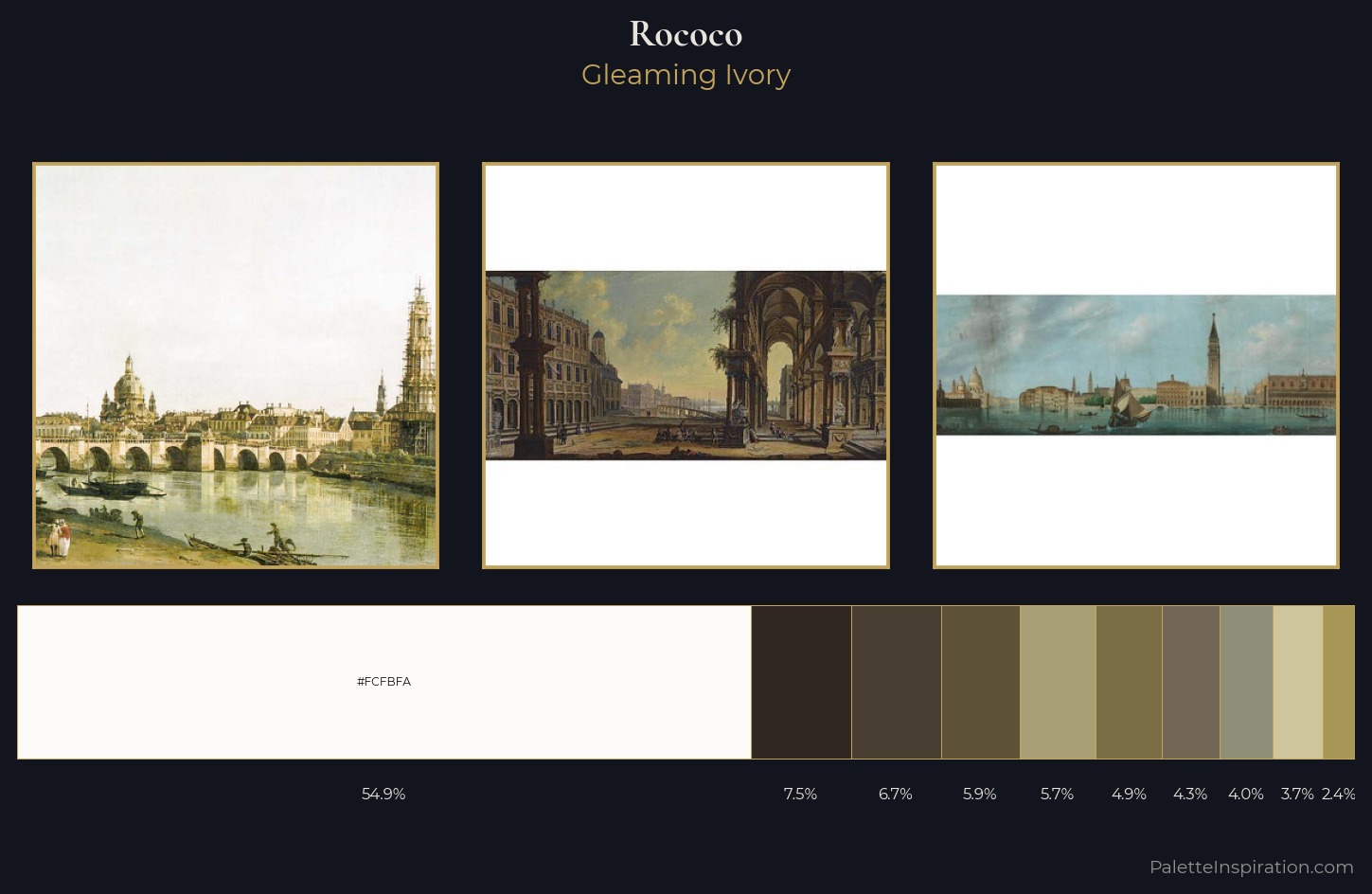 Rococo Palette 4 — Gleaming Ivory