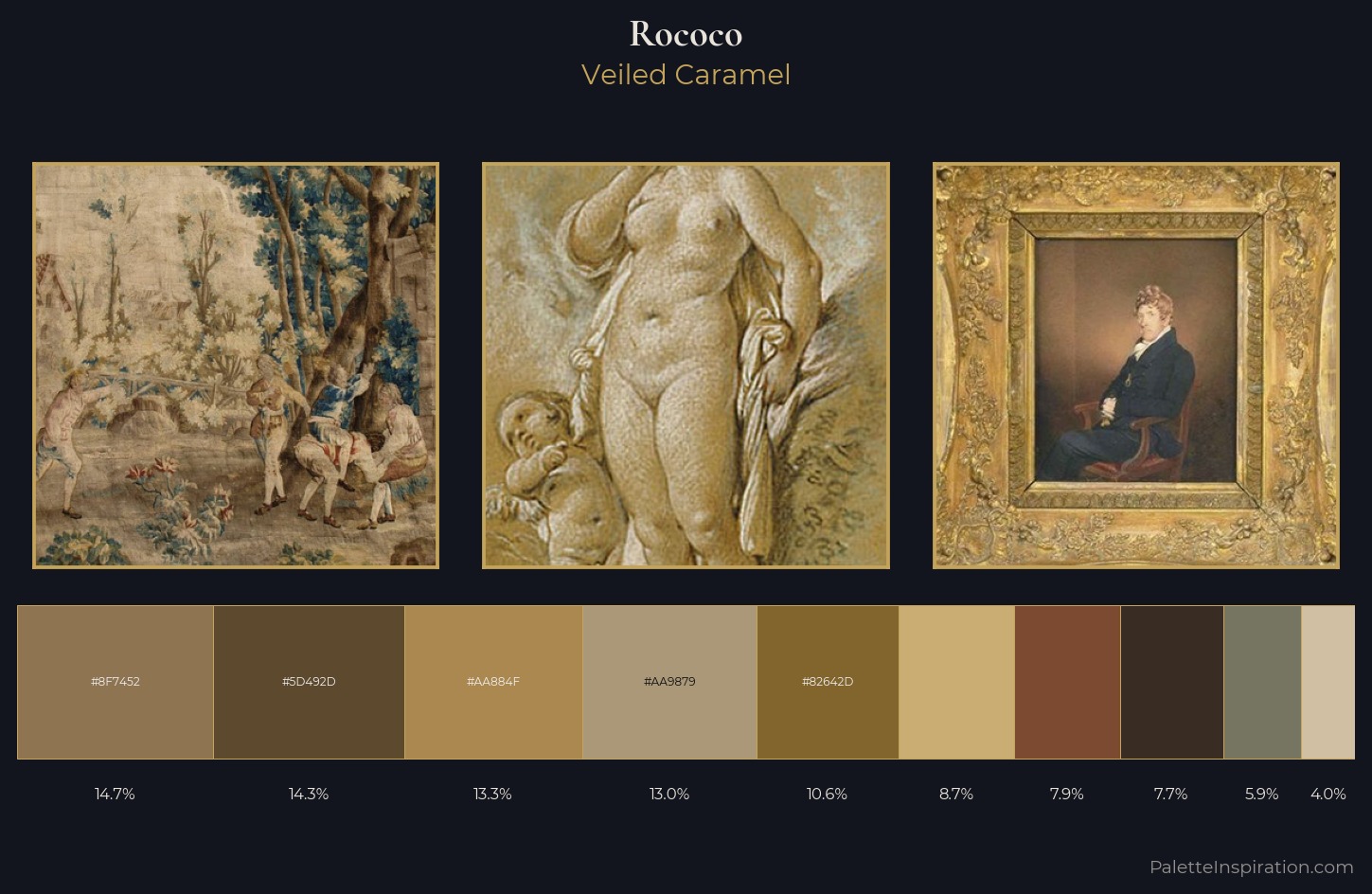 Rococo Palette 11 — Veiled Caramel
