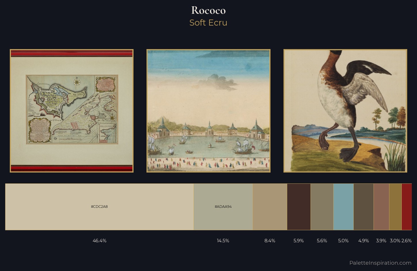 Rococo Palette 13 — Soft Ecru