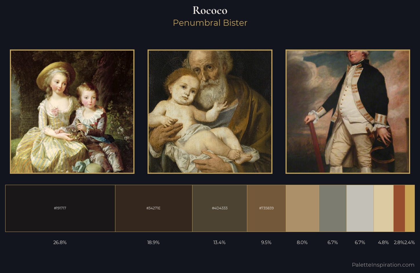 Rococo Palette 16 — Penumbral Bister
