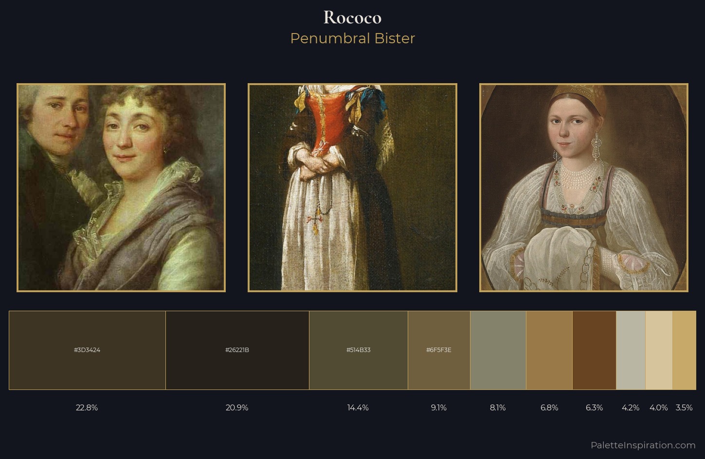 Rococo Palette 19 — Penumbral Bister