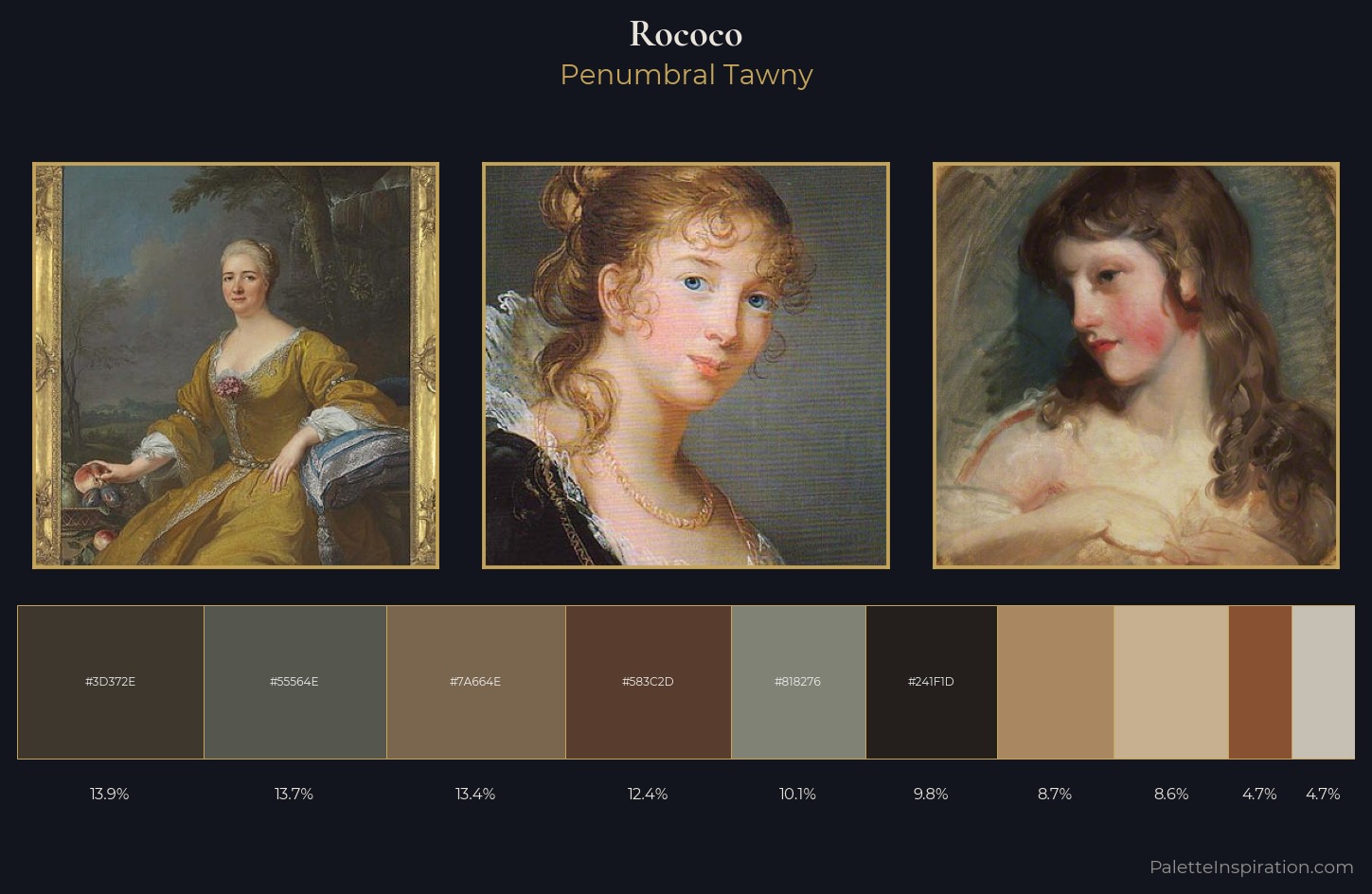 Rococo Palette 23 — Penumbral Tawny