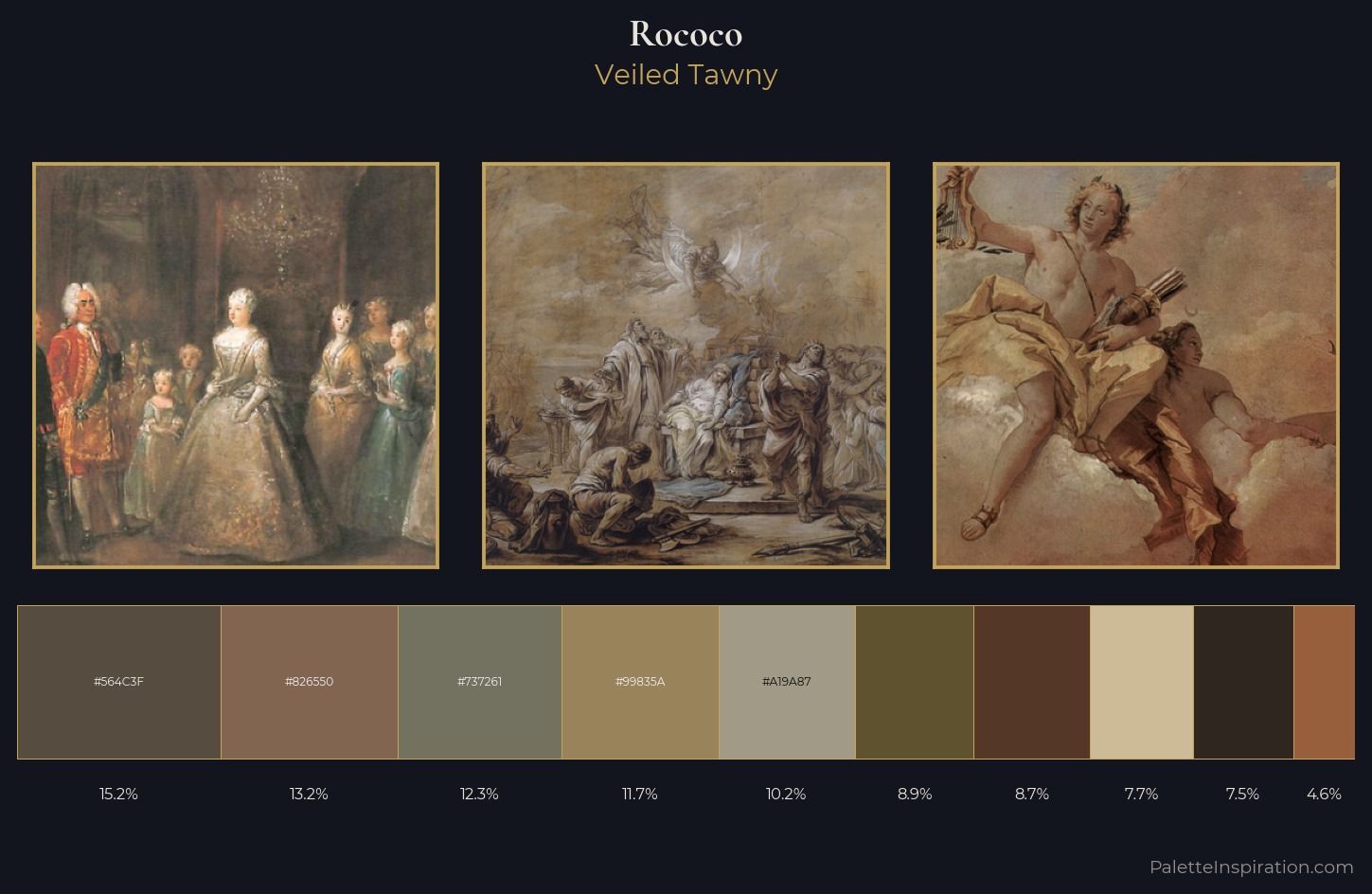 Rococo Palette 25 — Veiled Tawny