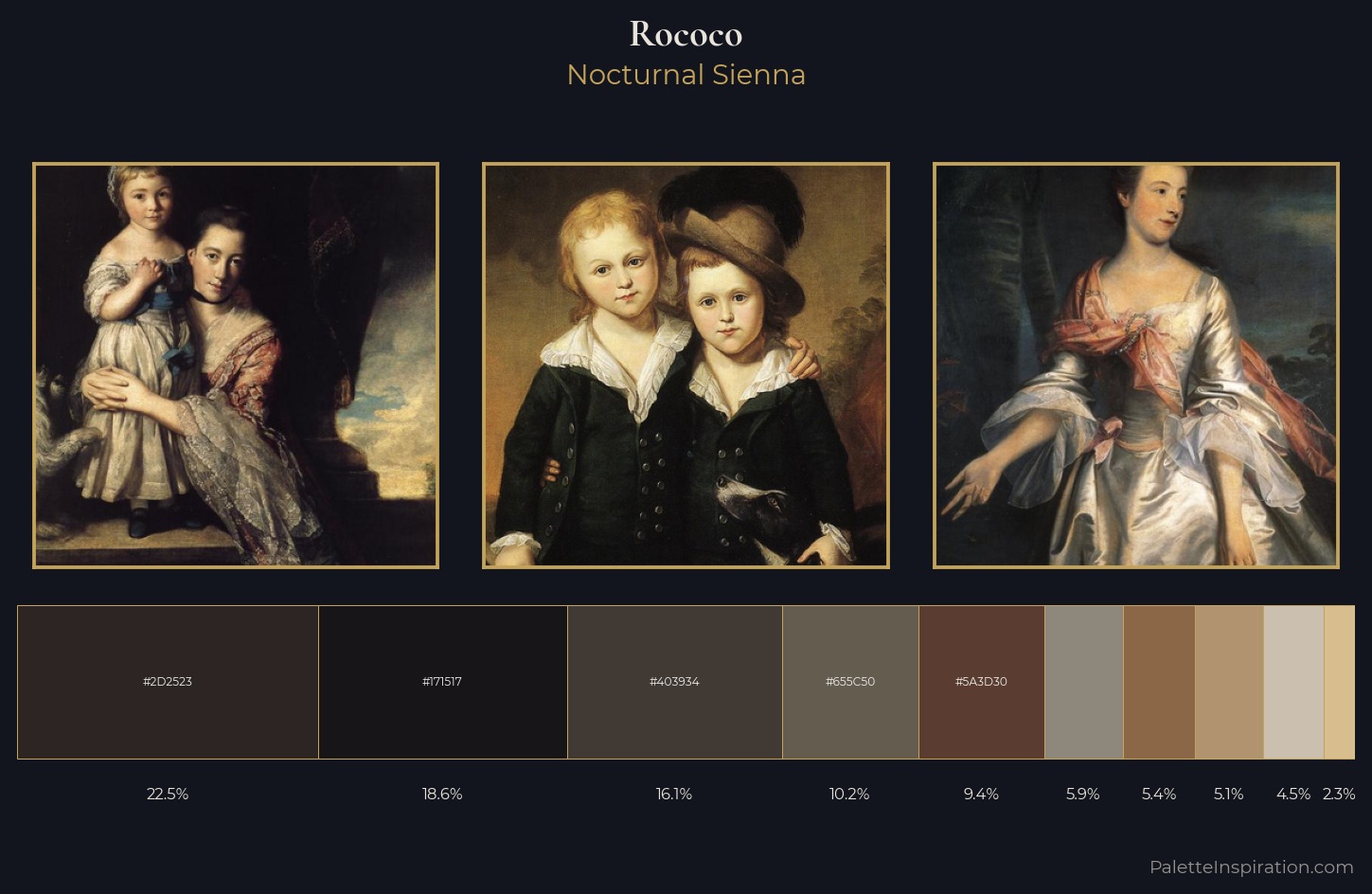 Rococo Palette 26 — Nocturnal Sienna