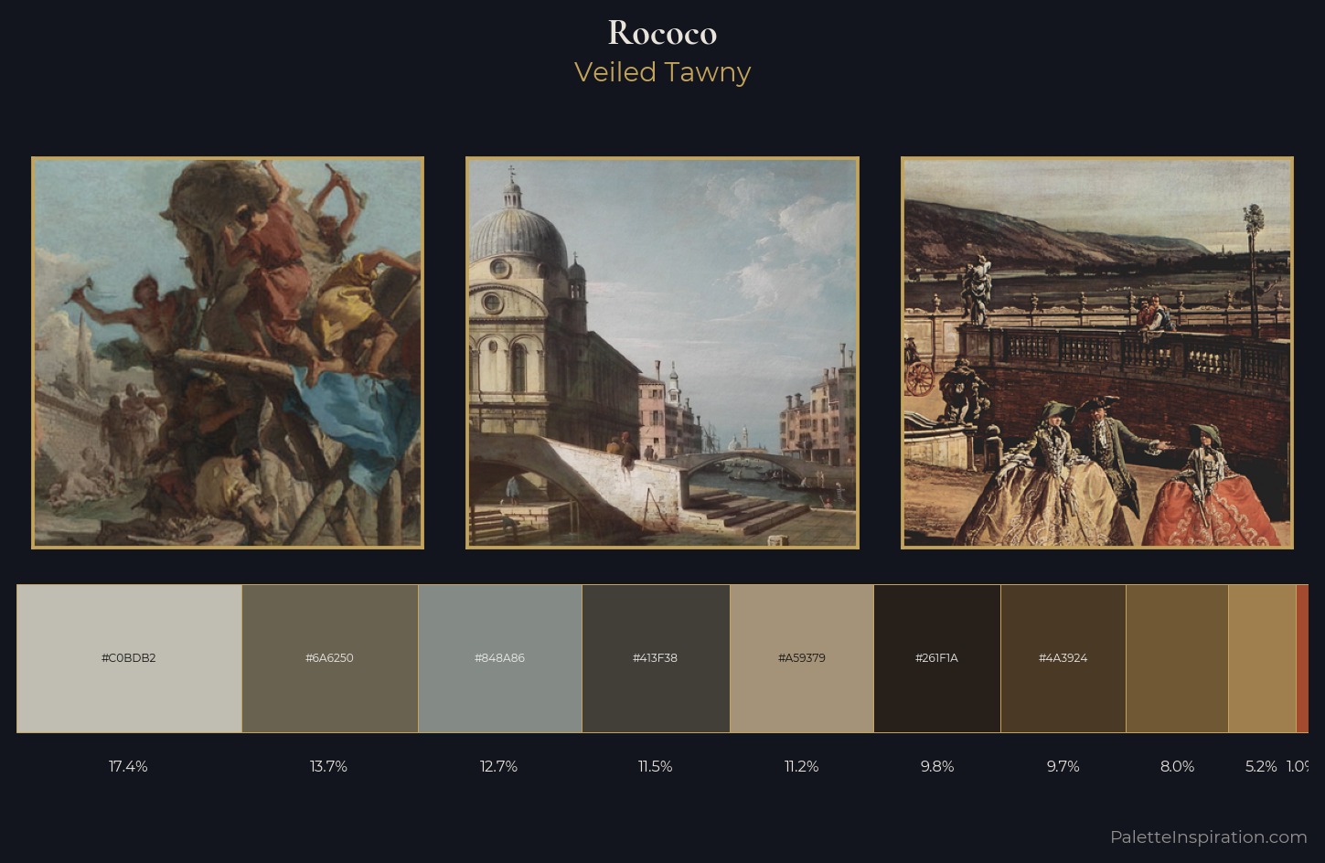 Rococo Palette 28 — Veiled Tawny
