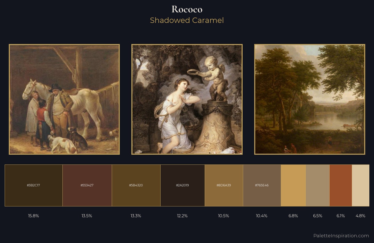 Rococo Palette 31 — Shadowed Caramel