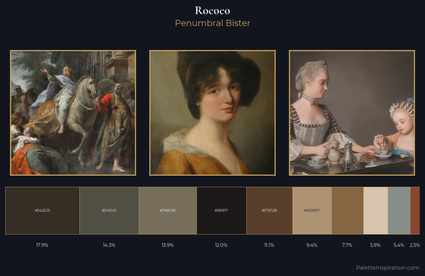 Rococo Palette 32 — Penumbral Bister