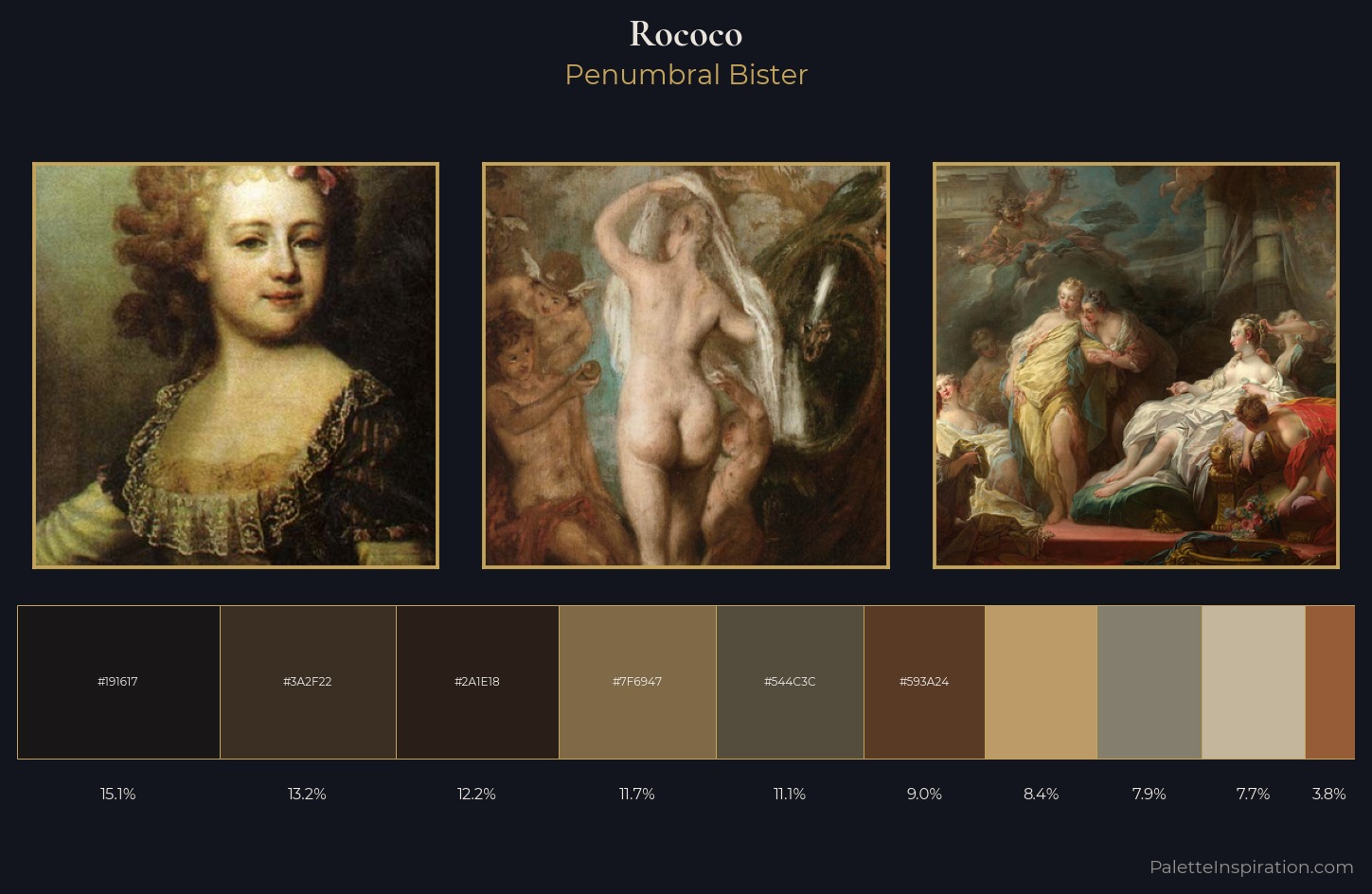 Rococo Palette 37 — Penumbral Bister