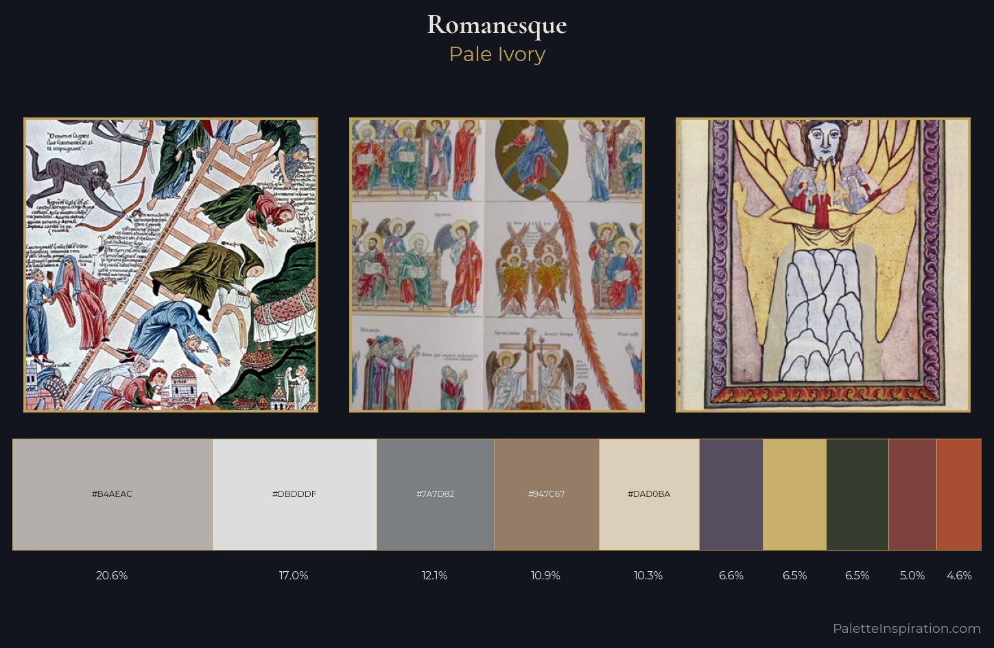 Romanesque Palette 3 — Pale Ivory