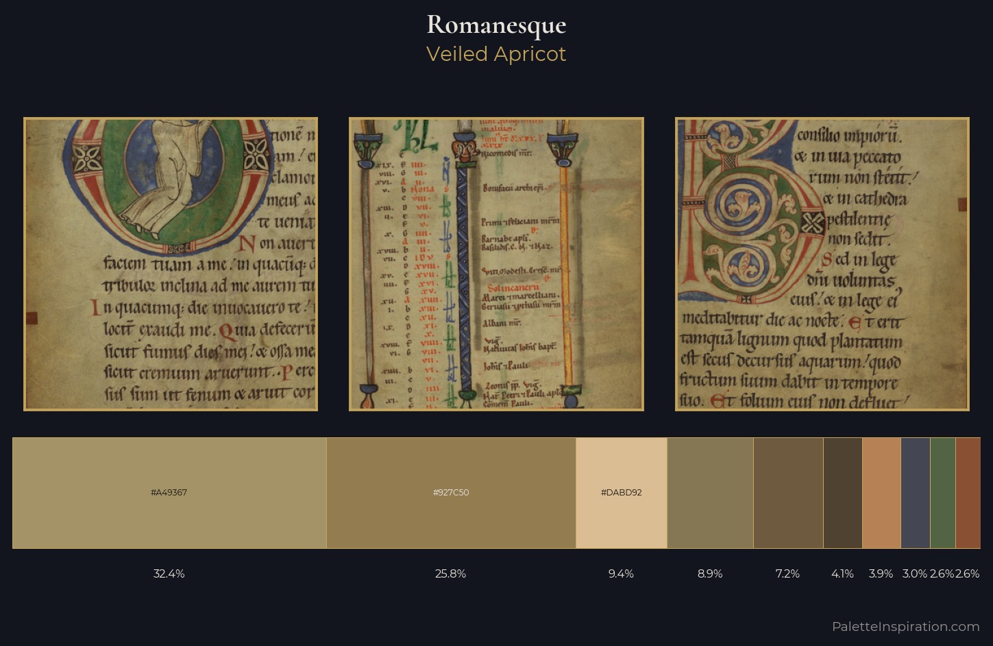 Romanesque Palette 4 — Veiled Apricot