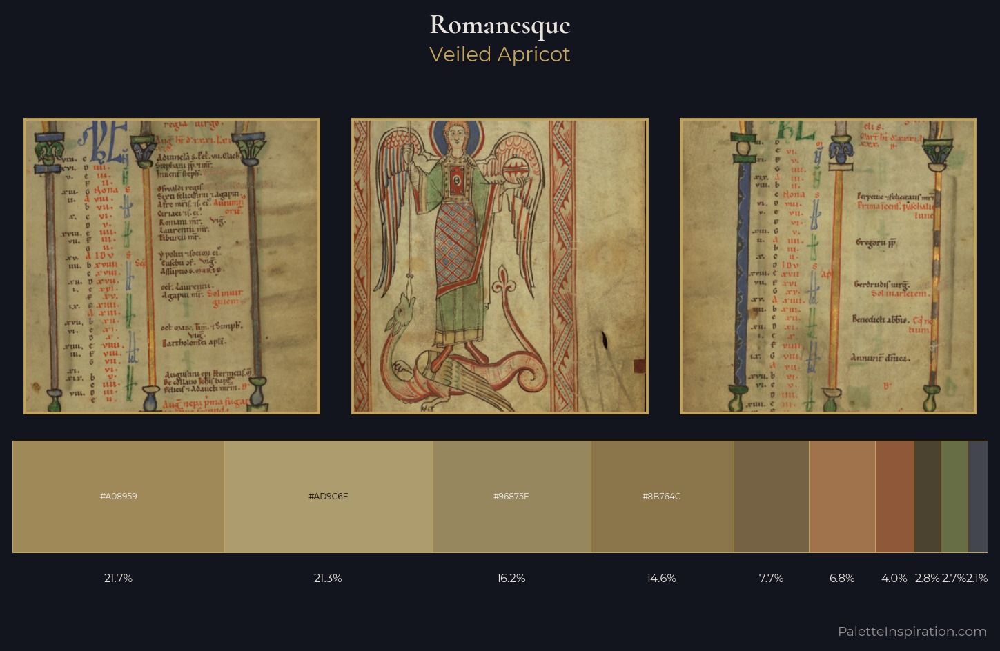 Romanesque Palette 5 — Veiled Apricot