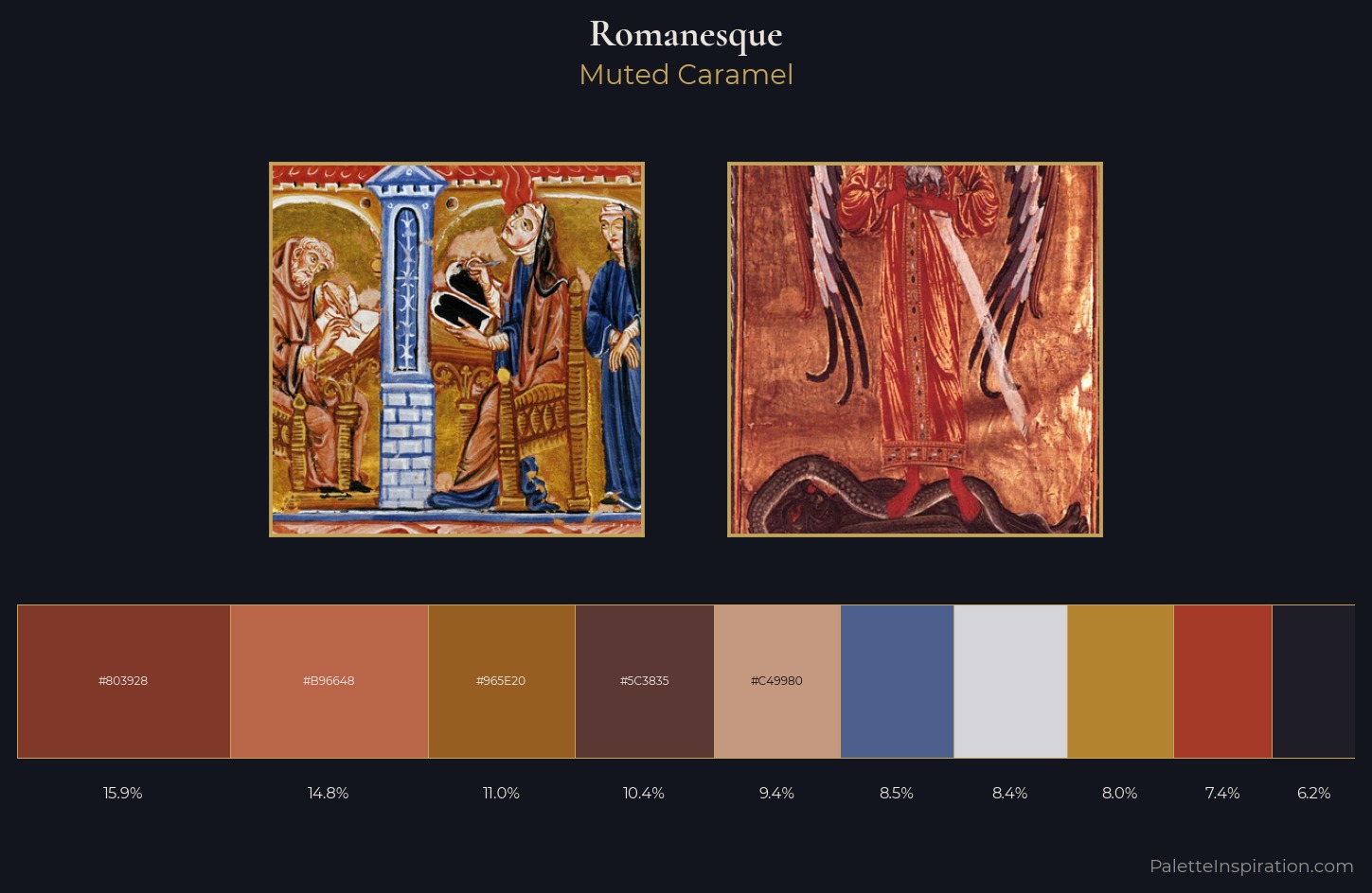 Romanesque Palette 6 — Muted Caramel