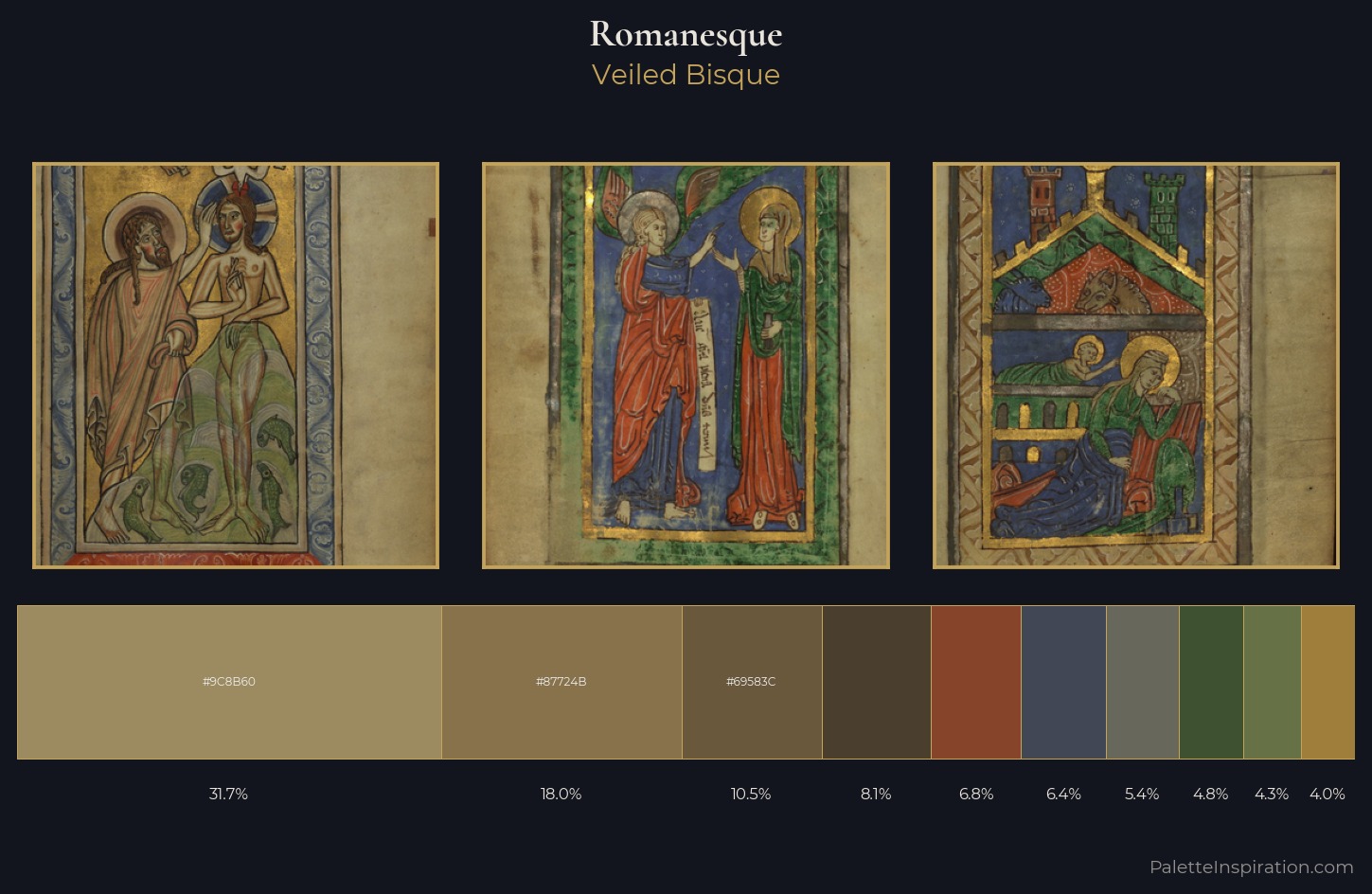 Romanesque Palette 9 — Veiled Bisque