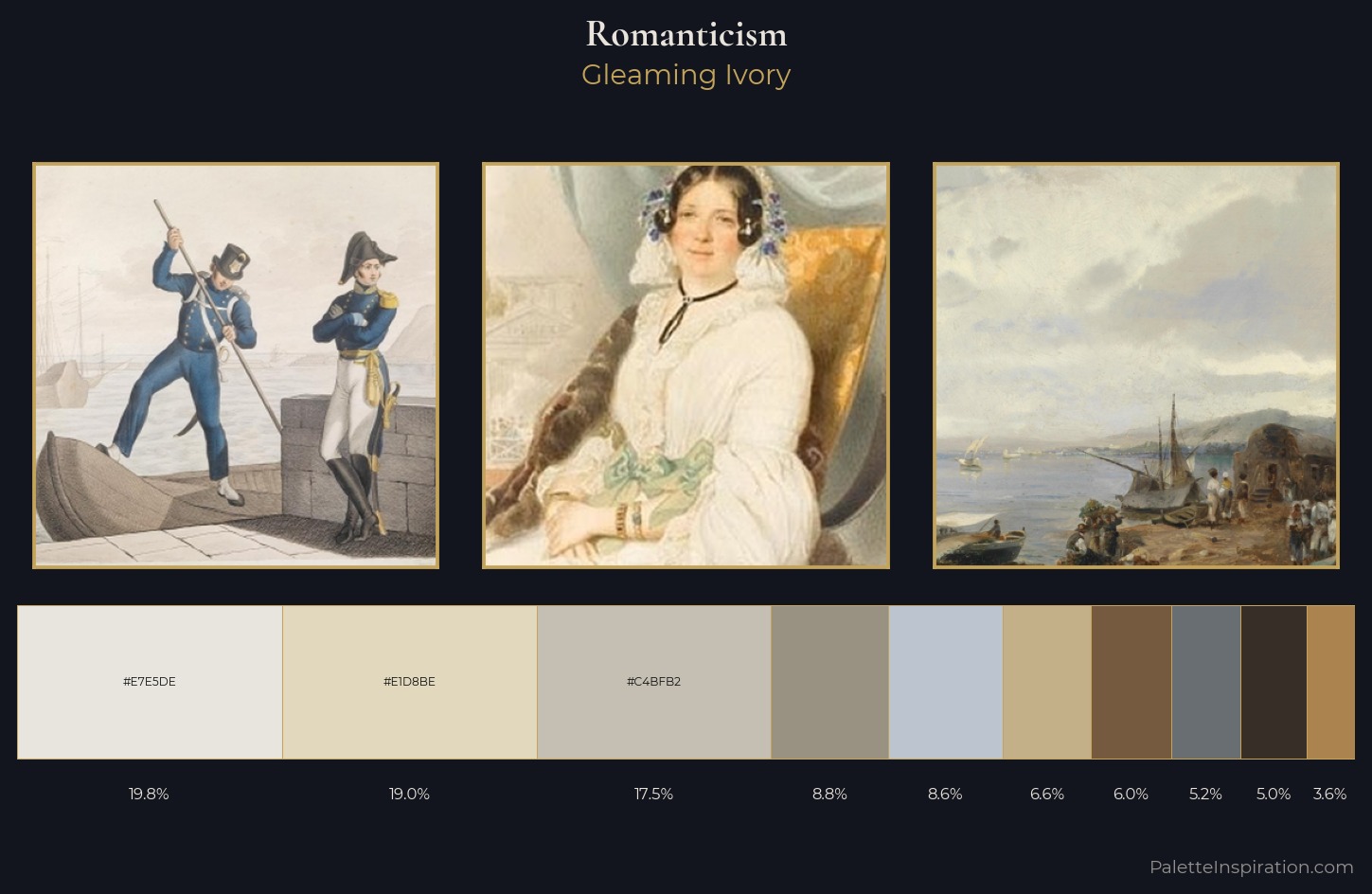 Romanticism Color Palette