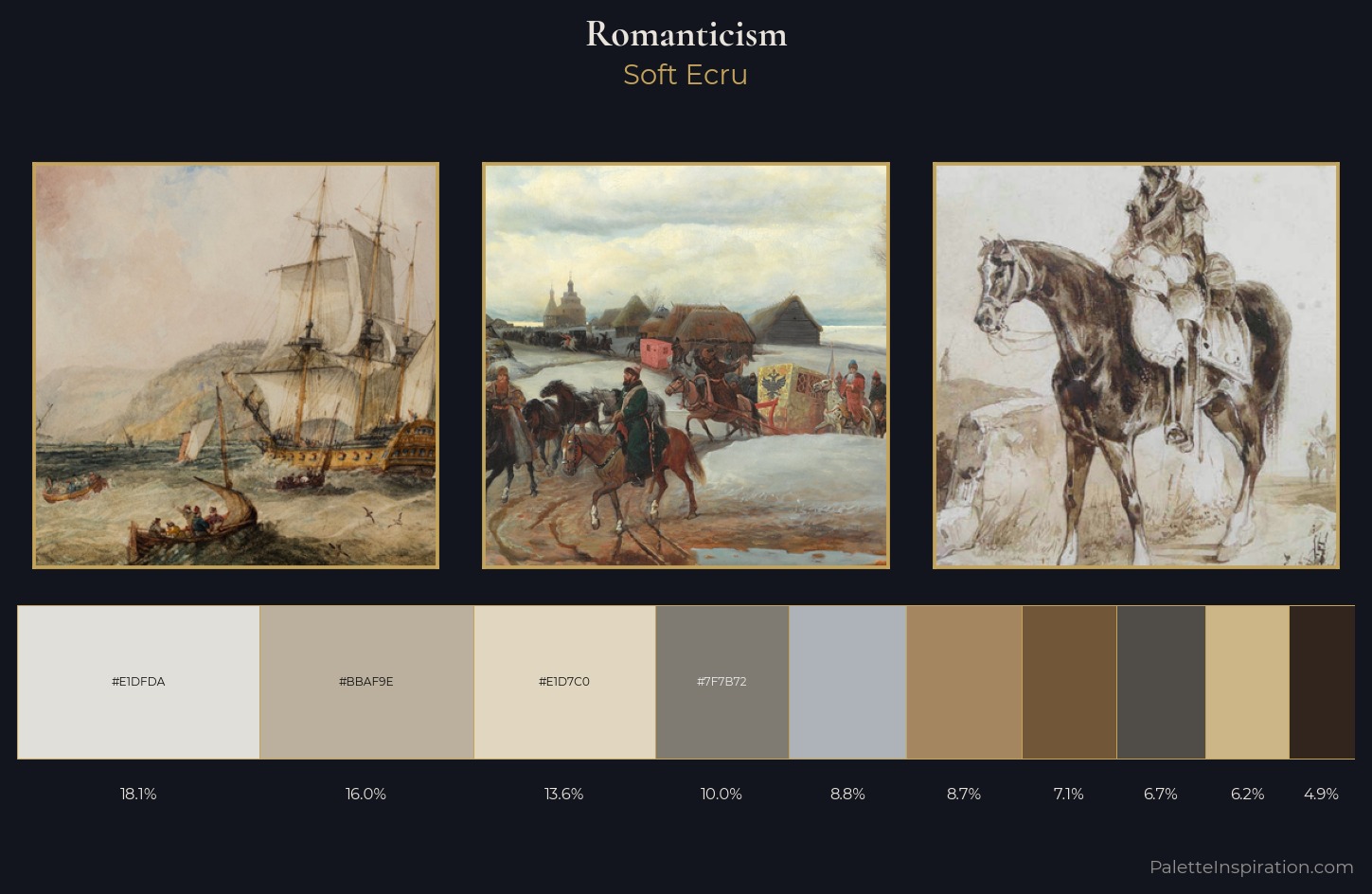Romanticism Palette 2 — Soft Ecru