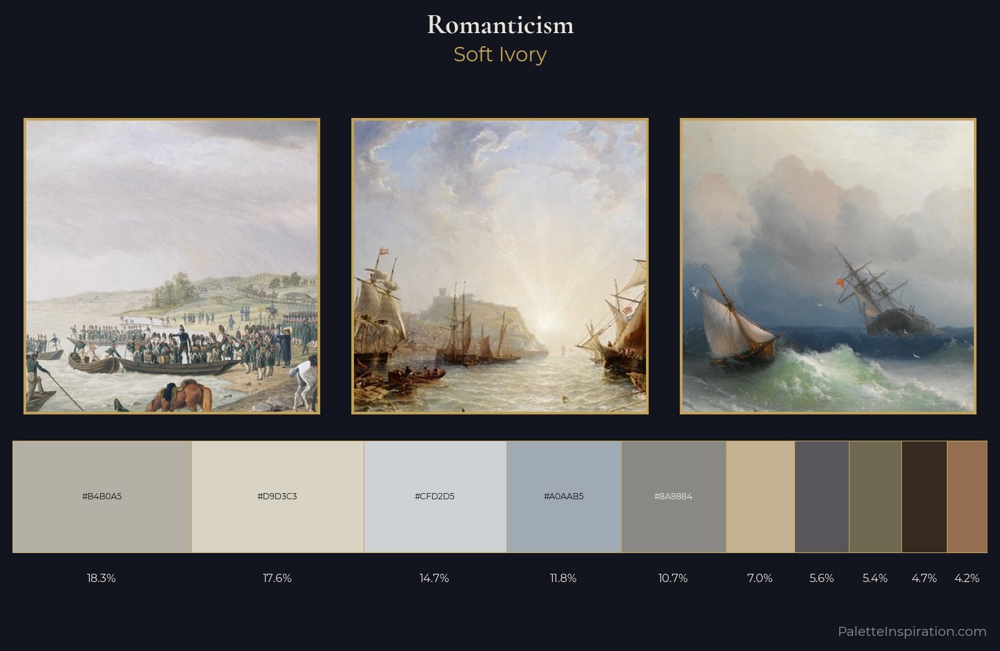 Romanticism Palette 3 — Soft Ivory