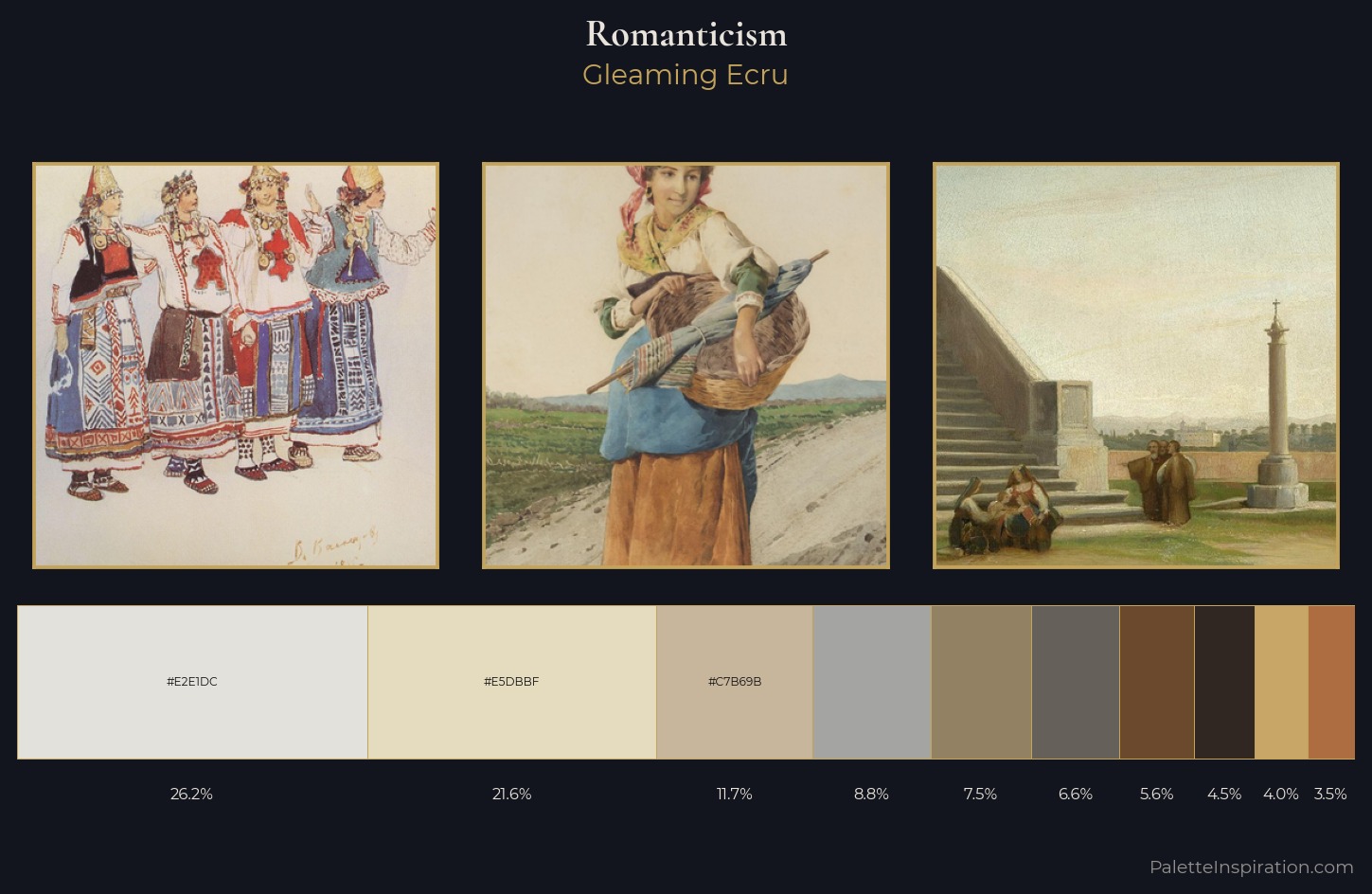 Romanticism Palette 4 — Gleaming Ecru