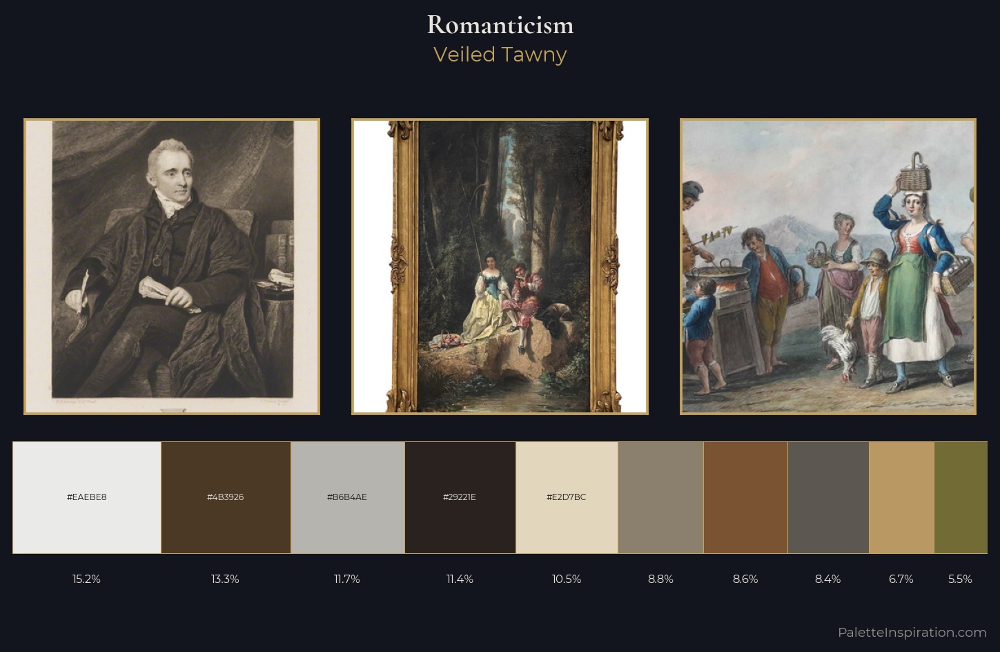 Romanticism Palette 8 — Veiled Tawny