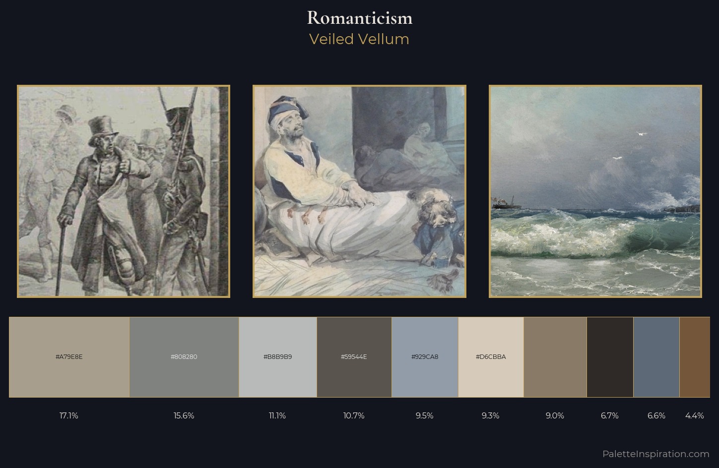 Romanticism Palette 10 — Veiled Vellum