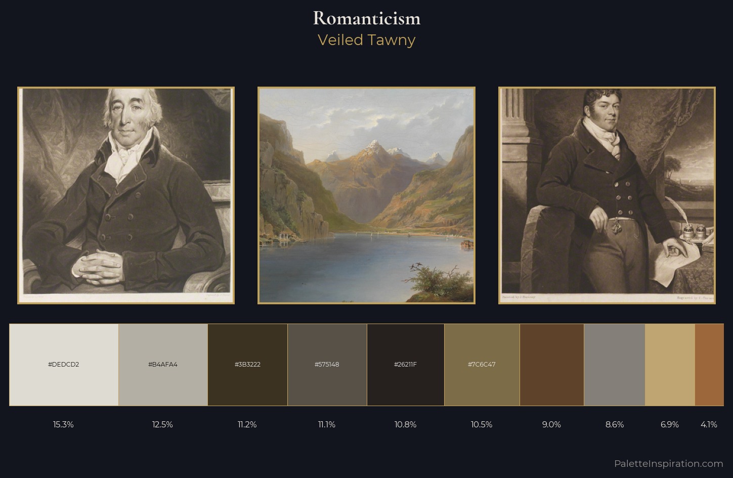 Romanticism Palette 20 — Veiled Tawny