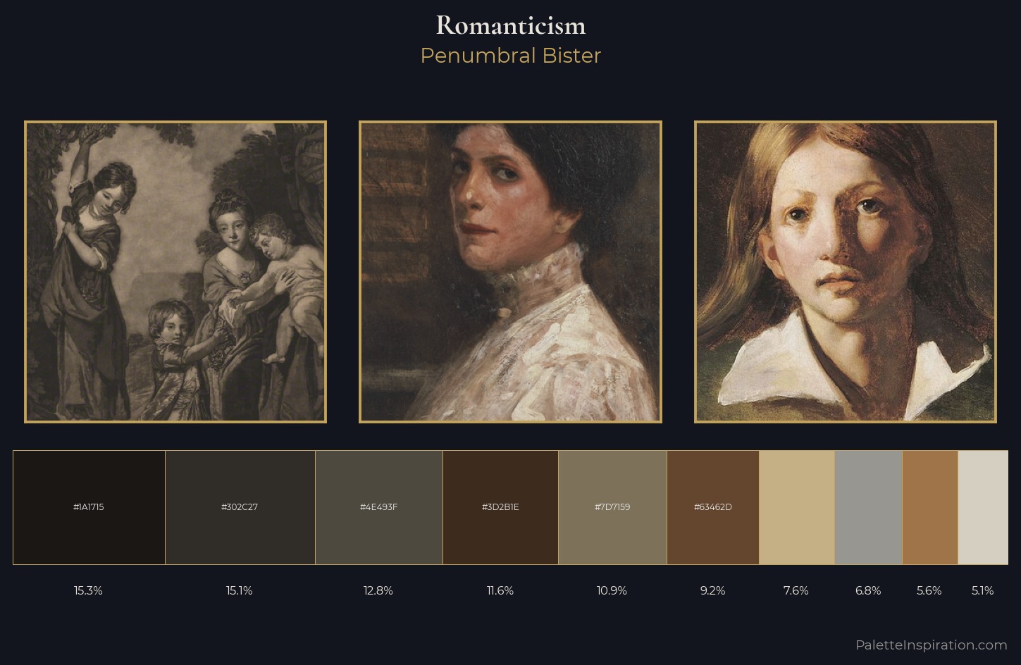 Romanticism Palette 27 — Penumbral Bister