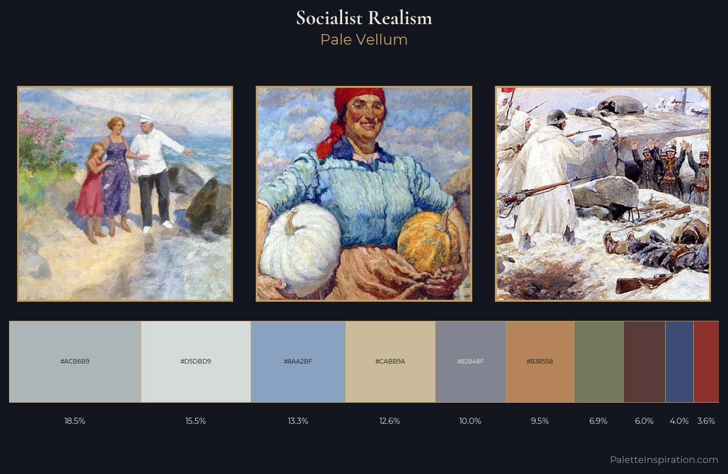 Socialist Realism Palette 2 — Pale Vellum