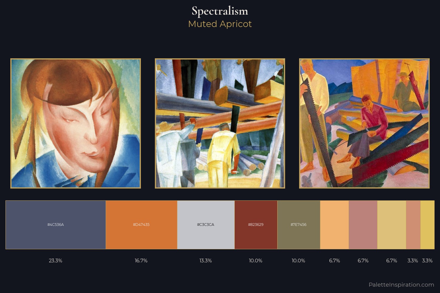 Spectralism Master Palette — Muted Apricot