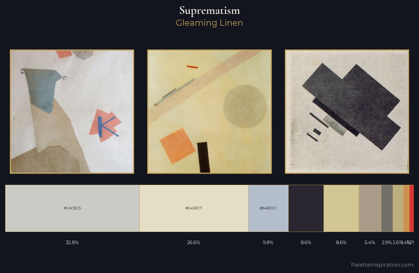 Suprematism Color Palette