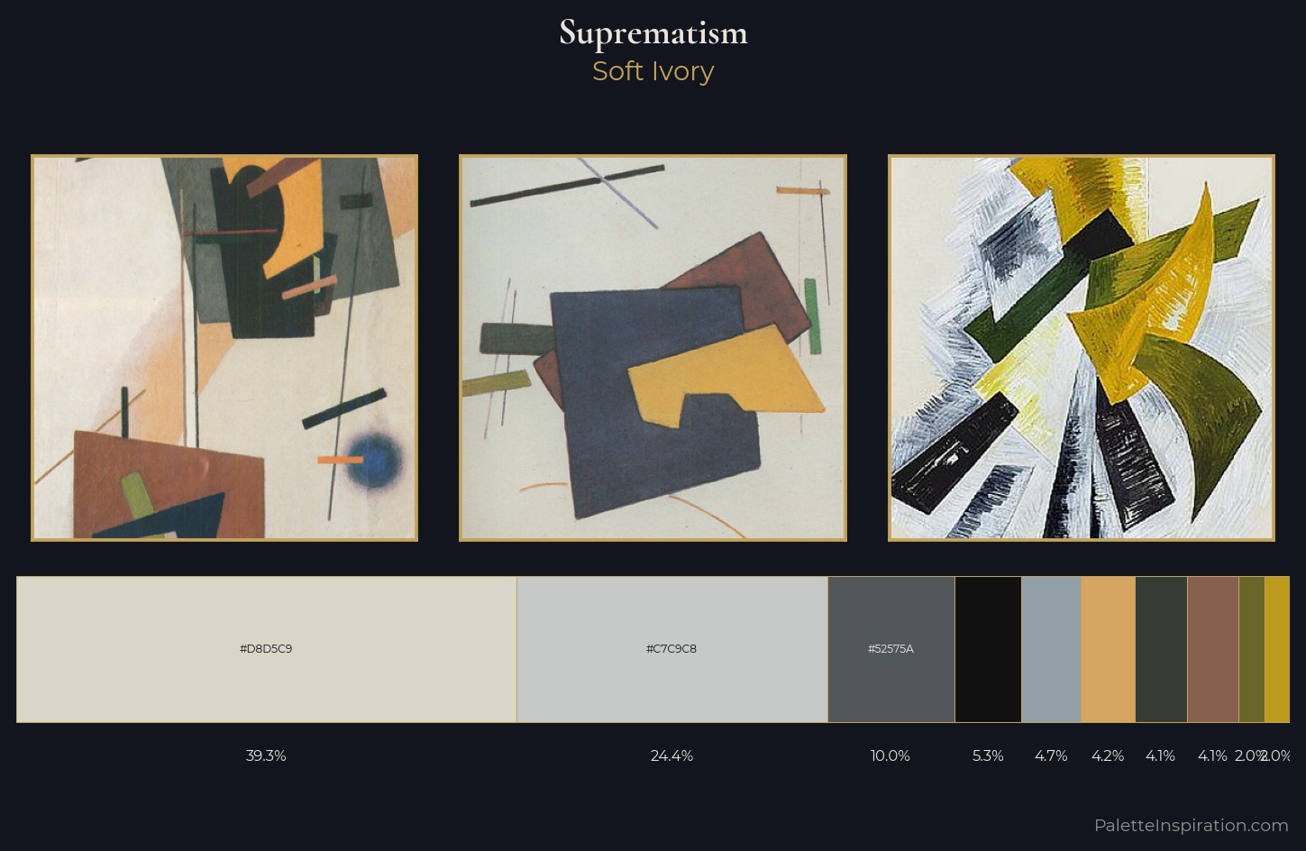 Suprematism Palette 6 — Soft Ivory