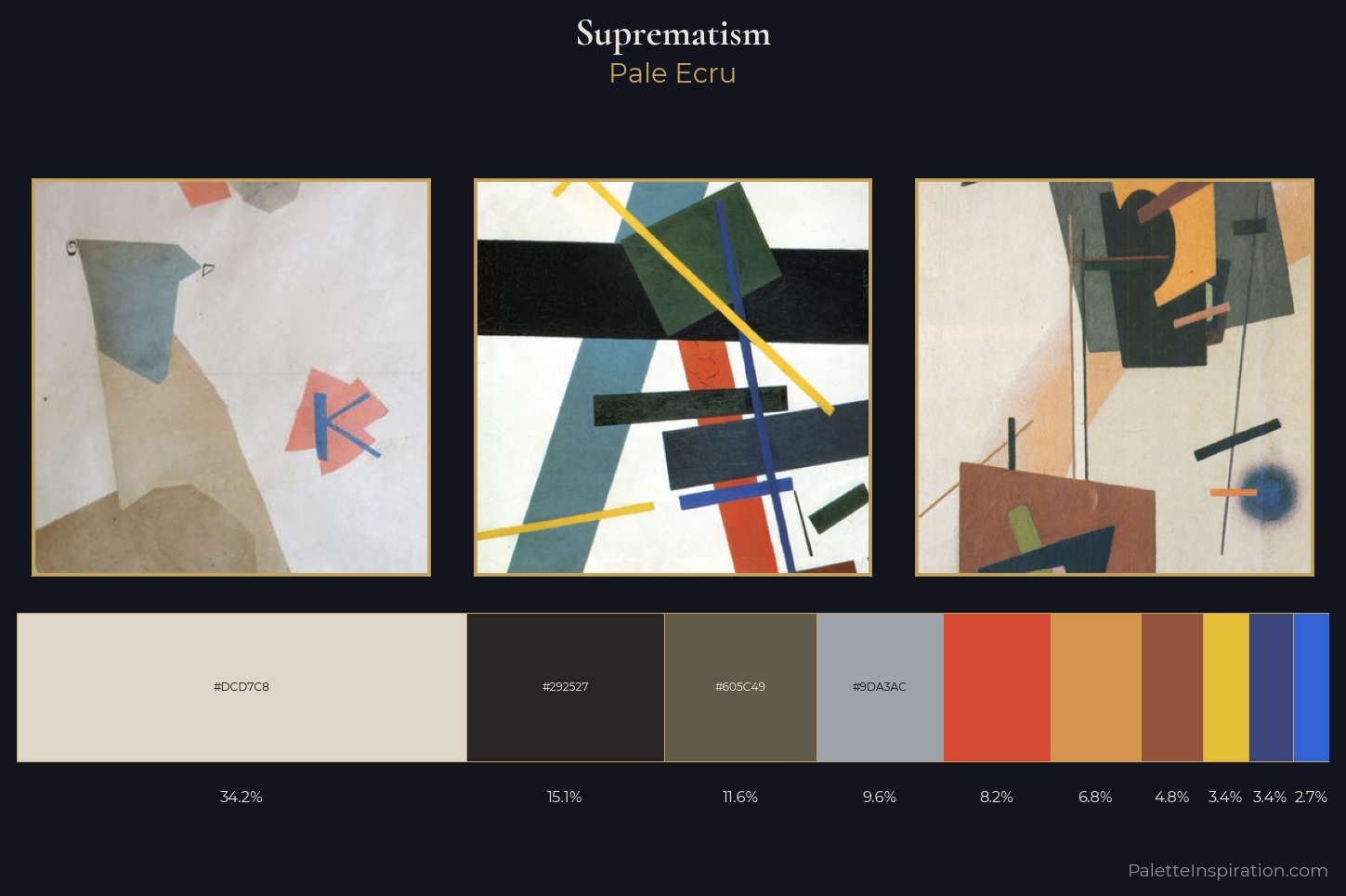 Suprematism Master Palette — Pale Ecru