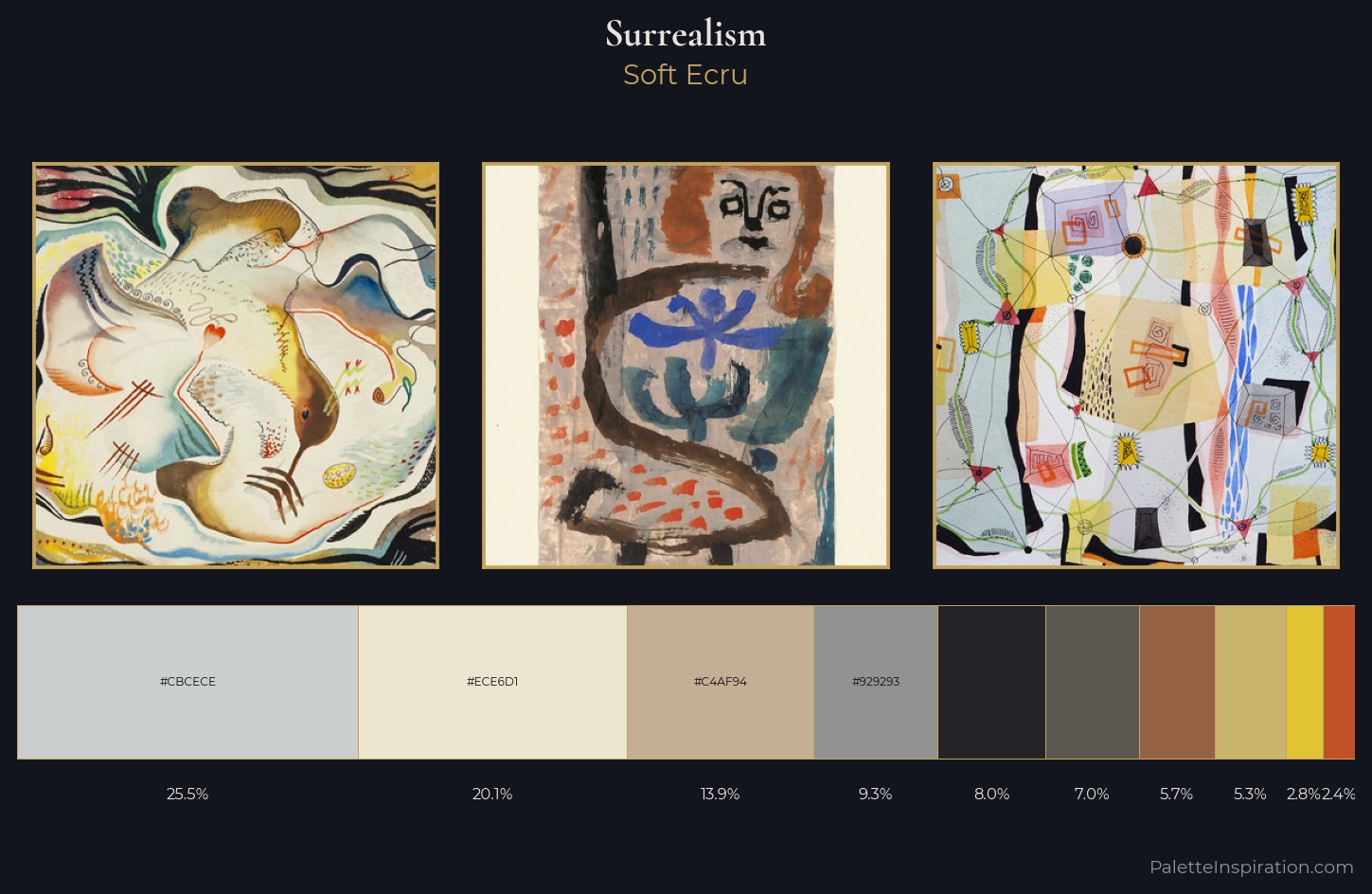 Surrealism Palette 3 — Soft Ecru