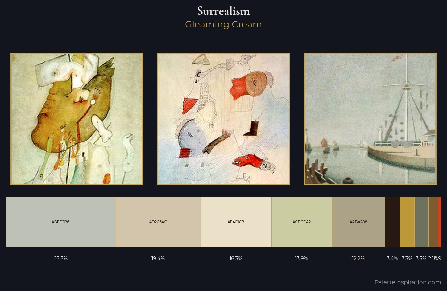 Surrealism Palette 4 — Gleaming Cream