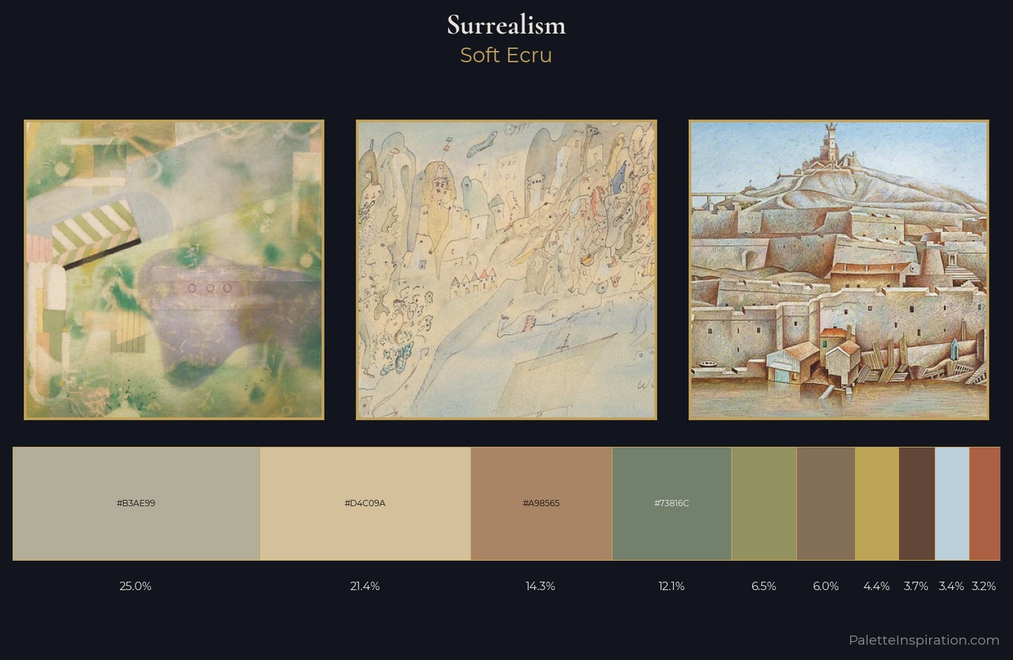 Surrealism Palette 5 — Soft Ecru