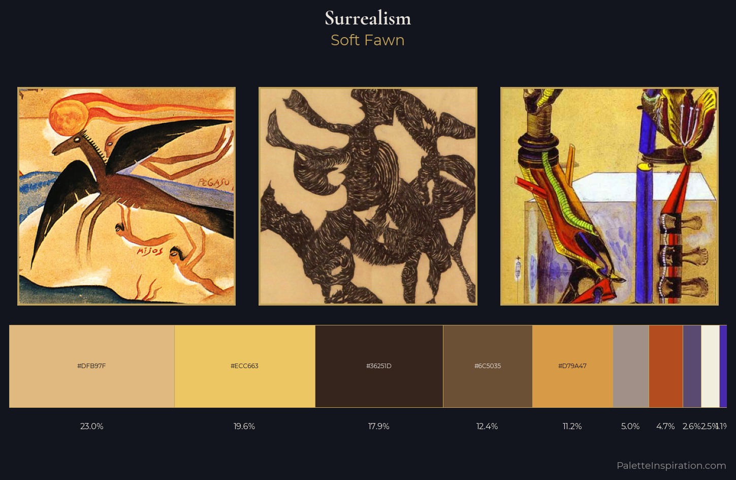 Surrealism Palette 9 — Soft Fawn