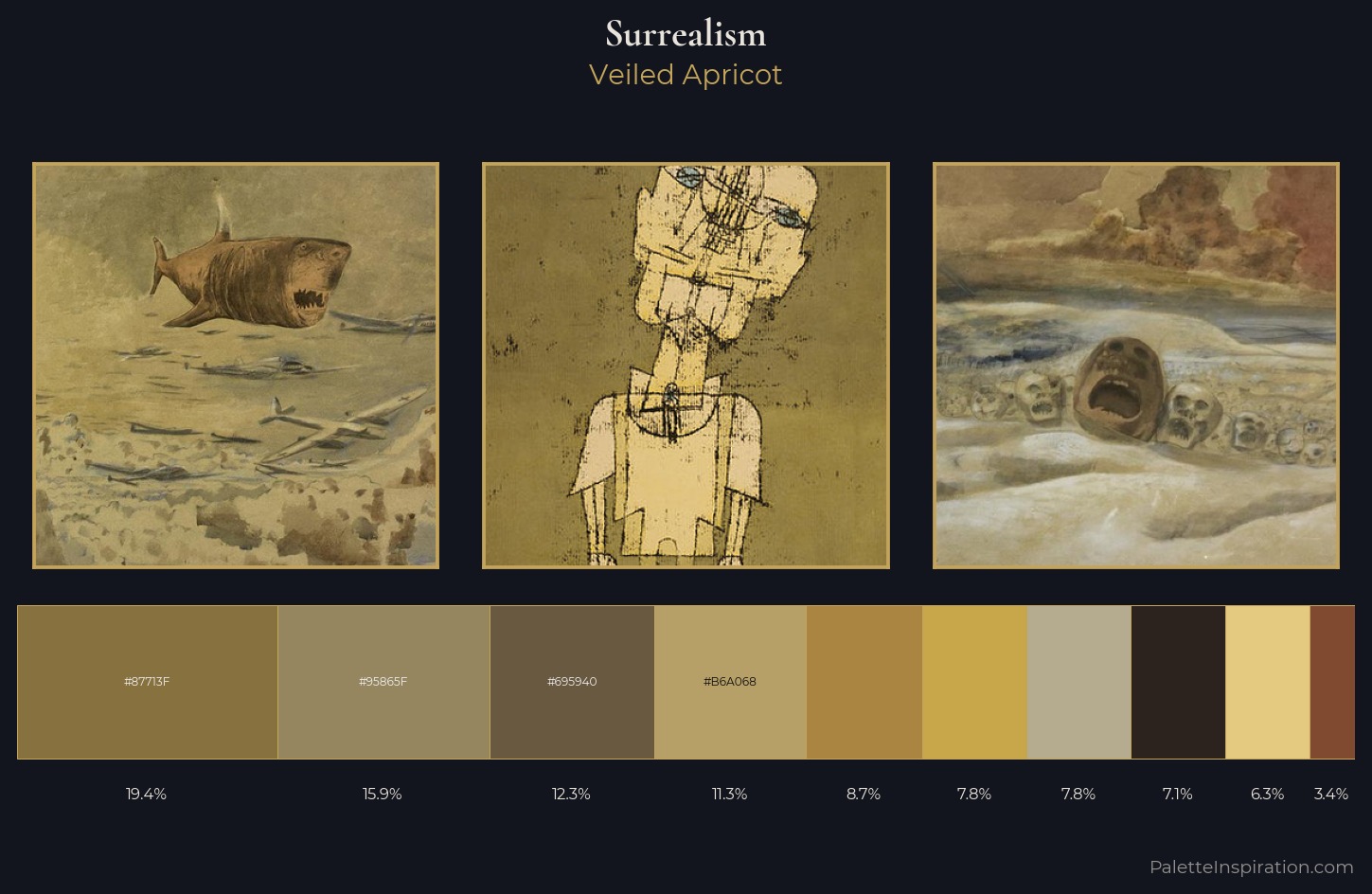 Surrealism Palette 11 — Veiled Apricot